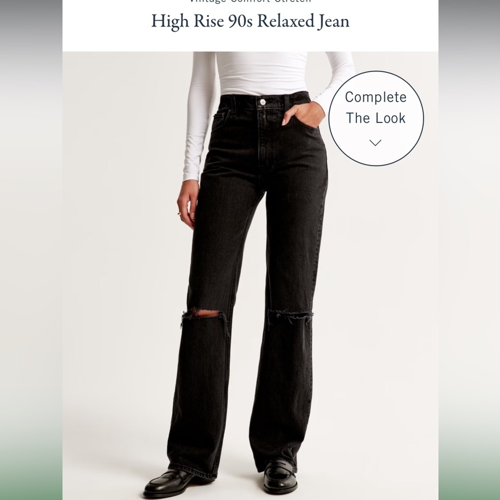 Abercrombie 90s relaxed denim